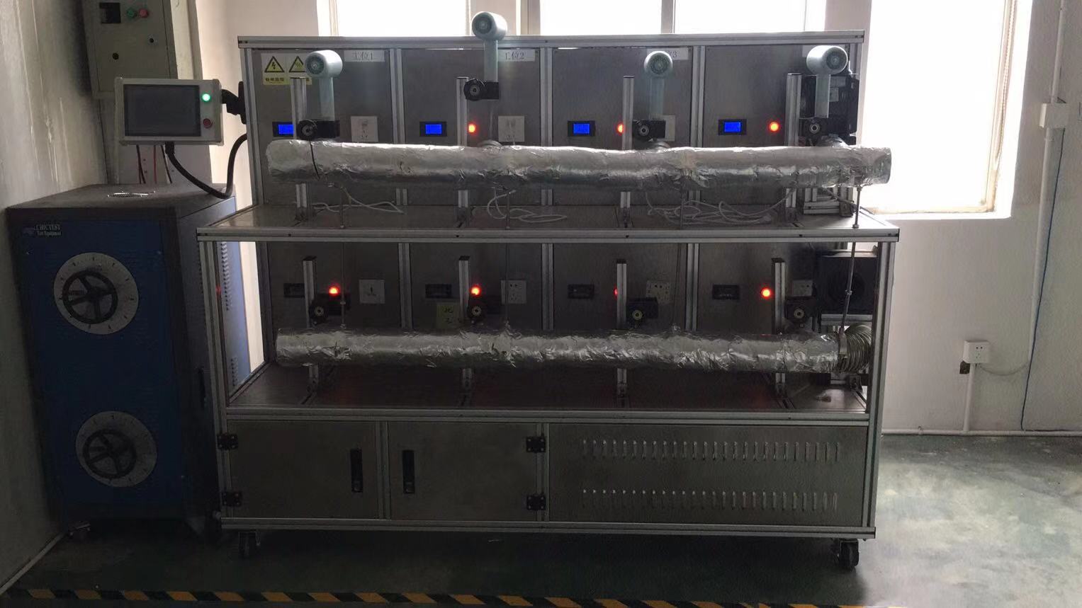 Hair dryer life test rack